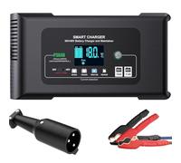 Chargeur de Chariot de Golf 48 V avec Prise Ronde à 3 Broches pour Batterie Lifepo4 au Plomb et Lithium 48 V