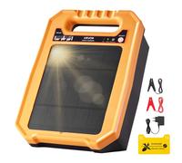 VEVOR Chargeur de Clôture Électrique Solaire Électrificateur 0,3 J Portée 1-3 km