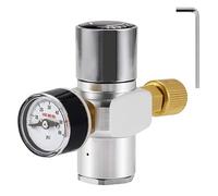 Chargeur de CO2 Keg CO2, 0-6 0psi RÉGULATEUR DE CO2, mini distributeur de CO2 portable avec verrouillage à billes Déconnexion rapide for le brassage/pique-nique à domicile(Charger)