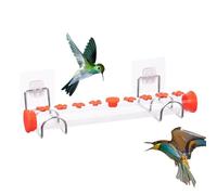 Chargeur de colibri de fenêtre,Chargeur de colibri | Chargeur de fenêtre d'oiseaux à chargeur de colibri - Mangeoires d'oiseaux de fenêtre à tube long en forme de p