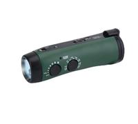 Chargeur DE la Lampe DE Poche Verte Charger Radio Multifonction Crank Torch DE Crank