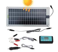 Chargeur de maintenance automatique solaire - Auto d'entretien d'entretien léger, outil de charge pour accumulateur portable | Panneau solaire de longue durée pour véhicules d'assaut, c