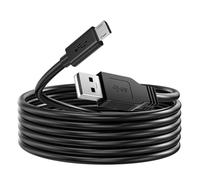 Chargeur de manette PS4, câble de charge rapide pour manette sans fil Sony Playstation,PS4 Pro,PS4 Slim,Xbox One,Dual Shock 4 Controller,Appareil photo,TV Stick Controller Charger (noir 1.8 m)