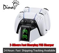 Chargeur de manettes PS5 FC400 avec lumière LED, station de charge double pour manettes PS5, accessoires pour PlayStation 5 FC400