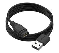 Chargeur de Montre, Câble de Charge Rapide avec Connectivité Stable, Cordon de Rechargement USB pour Accessoire Montre Sport, Câble de Rechange Noir Compatible avec Coros Pace 3, Apex, Vertix 2