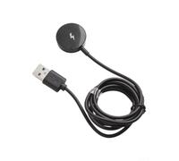 Chargeur de montre intelligente pour Fossil Gen 1-3, support de câble de charge rapide, cordon de rechange USB ABS (noir)