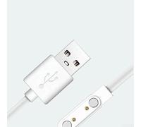 Chargeur de montre intelligente Q12 pour enfants, connecteur magnétique, chargement facile et pratique (noir, 2 broches, 4 mm)