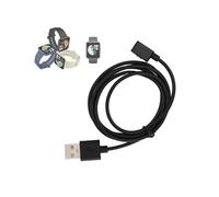 Chargeur de Montre Magnétique Compatible pour 2 Lite, pour Smart Band Pro, Câble de USB de Régulation de Tension de 3,3 Pieds 5V, Noir