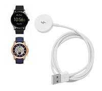 Chargeur de Montre pour Les Séries Gen 1 2 3, Station de Charge Magnétique sans Fil pour Montre Intelligente, Multiple, Remplacement du Câble de Charge Rapide (Blanc)