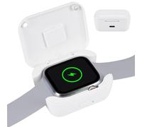 Chargeur De Montre Sans Fil - Chargeur De Montre Magnétique Léger, Support De Charge Compact Pour Bracelet Intelligent 750 MAh, Station De Chargement Magnétique En Mode Table De Nuit Avec Lumière Et C