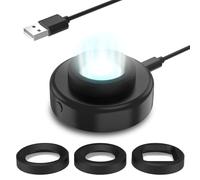 Chargeur de montre solaire, minuterie d'arrêt 8 h avec 3 capuchons carrés, lumière UV LED, charge rapide, compatible avec Casio/Tough/Protrek/Seiko/Citizen/Timex/Bering/FANMIS