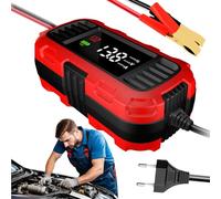 Chargeur de Moto, Chargeur d'entretien de Moto, Chargeur Automobile 12 V, Chargeur d'entretien, mainteneur de Batterie, Affichage numérique, détection Intelligente, de Batterie de Voiture int