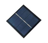 Chargeur de panneau solaire 1 W 2 V pour piles rechargeables AA 1,2 V, panneau de charge polycristallin 500 mA 90 x 90 mm pour le camping et la maison