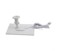 Chargeur de panneau solaire 10 W 5 V IP65 résistant aux intempéries monocristallin avec câble de 3 m compatible avec projecteur Arlo Pro 5S/4/3/Ultra/Ultra 2/Pro 3 (blanc)