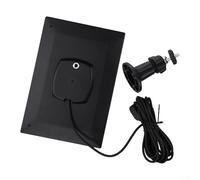 Chargeur de panneau solaire 10 W 5 V IP65 résistant aux intempéries monocristallin avec câble de 3 m compatible avec projecteur Arlo Pro 5S/4/3/Ultra/Ultra 2/Pro 3 (Noir)