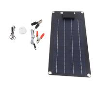 Chargeur de panneau solaire 12 V, contrôleur de charge 50 W, double chargeur USB, panneau de batterie solaire, générateur de panneau solaire en silicium monocristallin pour la