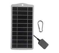 Chargeur de panneau solaire 2,5 W 5 V - Chargeur monocristallin | Banque | Petit chargeur de panneau solaire - Support en silicone monocristallin | Chargeur USB léger pour charger les appareils