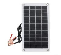 Chargeur de panneau solaire 30 W 12 V, panneau solaire étanche, pour camping-cars, tracteurs, motos, bateaux et autres applications 12 V, 310 x 190 mm