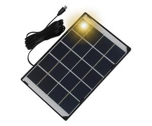 Chargeur de panneau solaire - 30 W 5 V Support portable réglable pour téléphones et lanternes | Banque d'alimentation extérieure pour caméras de sécurité, randonnée, camping, voyage, tente, voiture
