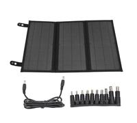 Chargeur de Panneau Solaire 30W 18V, Charge Rapide, Compact, Pliable, pour téléphone Portable et Tablette (Noire)