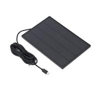 Chargeur de panneau solaire 5 W 5 V avec support rotatif à 360 °, chargeur de caméra extérieur étanche IP66 pour caméra de sécurité avec interface micro USB type C, résistance aux