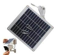 Chargeur de panneau solaire 50 W 12 V étanche Type-C Équipement de camping | Panneau de charge solaire pour équipement de randonnée, voyage, voyage, camping-car, voiture, plage, ferme, festival