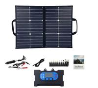 Chargeur de panneau solaire 50 W pliable et efficace pour les activités de plein air (B)