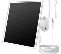 Chargeur de panneau solaire 6 W pour caméras de sécurité extérieures,DC 5 V,IP65 étanche. Micro USB/USB-C/DC (35 x 135) compatible avec les caméras Eufy/Wyze/Ring,câble de 3 m,système de.[K64]