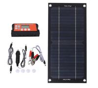 Chargeur de panneau solaire 600 W en silicone monocristallin 100 A avec câble d'extension et clip de batterie pour camping-car et camping en plein air
