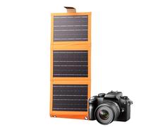 Chargeur de Panneau Solaire - Dispositif de Charge Solaire Compact 28 W avec Double Port USB | Design léger et résistant intempéries pour téléphones Portables, tablettes et Montres intelligentes,