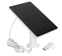 Chargeur de panneau solaire étanche 4 W/6 W avec câble micro USB de 3 m et support mural pour spot Arlo Essential/spot XL