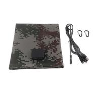 Chargeur de panneau solaire Gearwell, panneau d'alimentation solaire pliable 21W Carte de charge solaire portable Chargeur de téléphone solaire imperméable