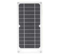 Chargeur de panneau solaire monocristallin portable mini 6 W, panneau solaire USB pour smartphone, ventilateur et lampe, chargeur solaire léger et pliable avec trou de suspension