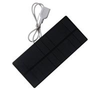 Chargeur de panneau solaire - Panneau de charge - Panneau solaire - 6 W - Chargeur Solar pliable pour camping en plein air | Banque d'énergie portable pour jouet léger avec ventilateur de téléphone |