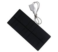 Chargeur de panneau solaire, panneau de charge solaire L pour chargement de téléphone multifonction, banque d'alimentation, ventilateur, lumière