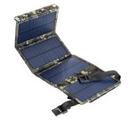 Chargeur de panneau solaire pliable 20 W 5 V USB Panneau d'alimentation mobile pour téléphone extérieur/banque de charge d'alimentation