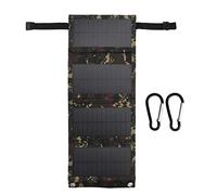 Chargeur de panneau solaire pliable 20 W monocristallin USB portable pliable panneau de charge solaire étanche léger pour camping en plein air randonnée alimentation de secours