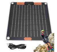 Chargeur de panneau solaire portable, 2,7 x 2,5 x 0,3 cm, banque d'alimentation à charge rapide, ports de charge USB, capacité d'énergie solaire, excellent pour le camping, la randonnée, l'aventure