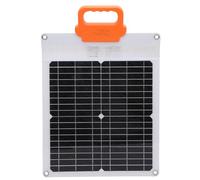 Chargeur de Panneau Solaire Portable 20W 18 V Panneau Solaire Solaire Monocristallin Résistant à l'eau avec Poignée Multifonctionnelle pour Voyages Extérieurs Sola Sola Portable Solaire