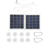 Chargeur de panneau solaire portable étanche pliable haute efficacité 14 W Banque d'énergie solaire avec câble USB pour camping en plein air Voyage Matériau en silicium