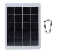 Chargeur de panneau solaire portable USB haute efficacité en polysilicium de qualité A pour camping, randonnée, activités de plein air 12 x 16 cm