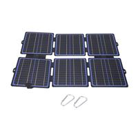 Chargeur de panneau solaire pour centrale électrique : cellules monocristallines à revêtement ETFE durable, panneaux solaires portables et