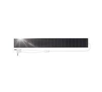 Chargeur de panneau solaire pour stores motorisés - Chargeur solaire Ll-ion 11 V 3,5 W - Double connecteur (CC 3,5 x 1,35 mm et CC 5,5 x 2,1 mm) - Compatible avec les moteurs de batterie CC 7,4 V - Ne