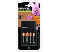 Chargeur de Piles Duracell CEF14 4 Heures, Avec Piles Rechargeables incluses, AA + AAA A17