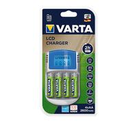 Varta Chargeur LCD 12V USB + 4 Accus 2500 mAh Mignon AA Chargeurs Universels