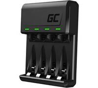 Chargeur de Piles Rechargeable AA / AAA Double Port USB Indicateur LED NiMH Green Cell Noir Noir G