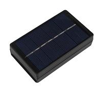 Chargeur de piles rechargeables solaires AA et AAA, chargeur de batterie de panneau solaire portable 1W 4V pour batterie extérieure domestique AA/AAA Noir small gift