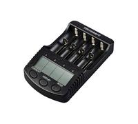 Chargeur de piles rondes CC-2 NiMH, NiCd, Li-ion LR6 (AA), LR03 (AAA), LR14 (C), sub-C, 26650, 26500, 18650,