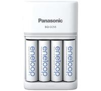 Chargeur de piles rondes NiMH avec accus Panasonic Smart & Quick BQ-CC55 +4x