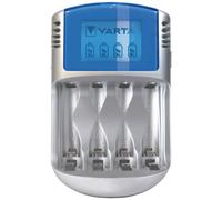 Chargeur de piles rondes NiMH avec accus Varta LCD Charger 4x5716 & 12V & USB